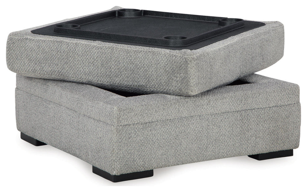 Casselbury Cement Ottoman With Storage