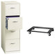 4 Drawer Vertical File Cabinet and Commercial Cabinet Dolly