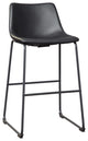 Tall UPH Barstool, Set of 2, Black