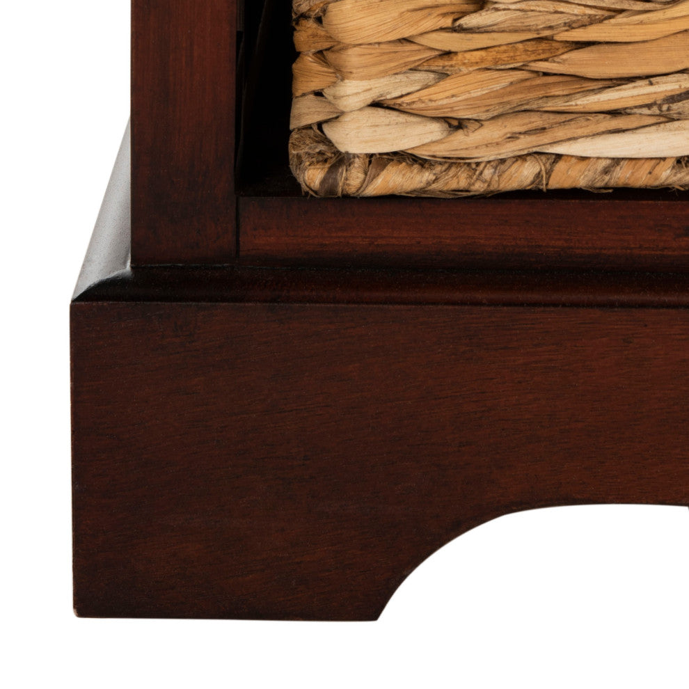 Safavieh Herman Storage Unit, Dark Cherry