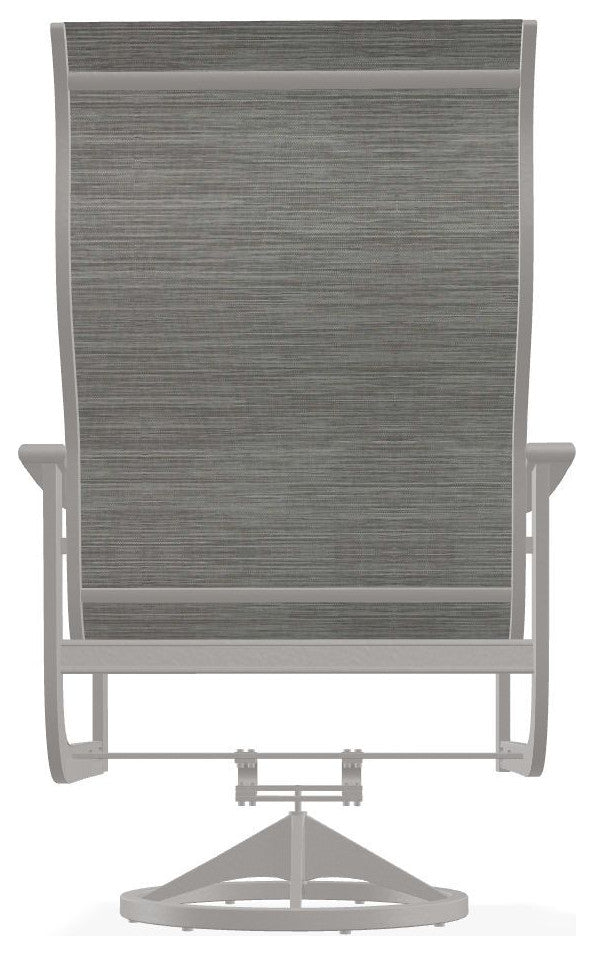 St. Catherine Sling Outdoor Supreme Swivel Rocker, Sicily/Warm Gray