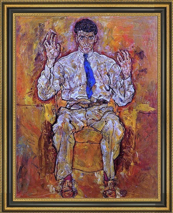 Egon Schiele Portrait Albert Paris von Gutersloh