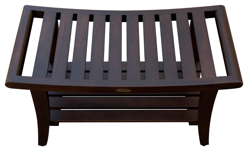 Harmony Eastern Style Shower Bench With LiftAid Arms, 30"x18"