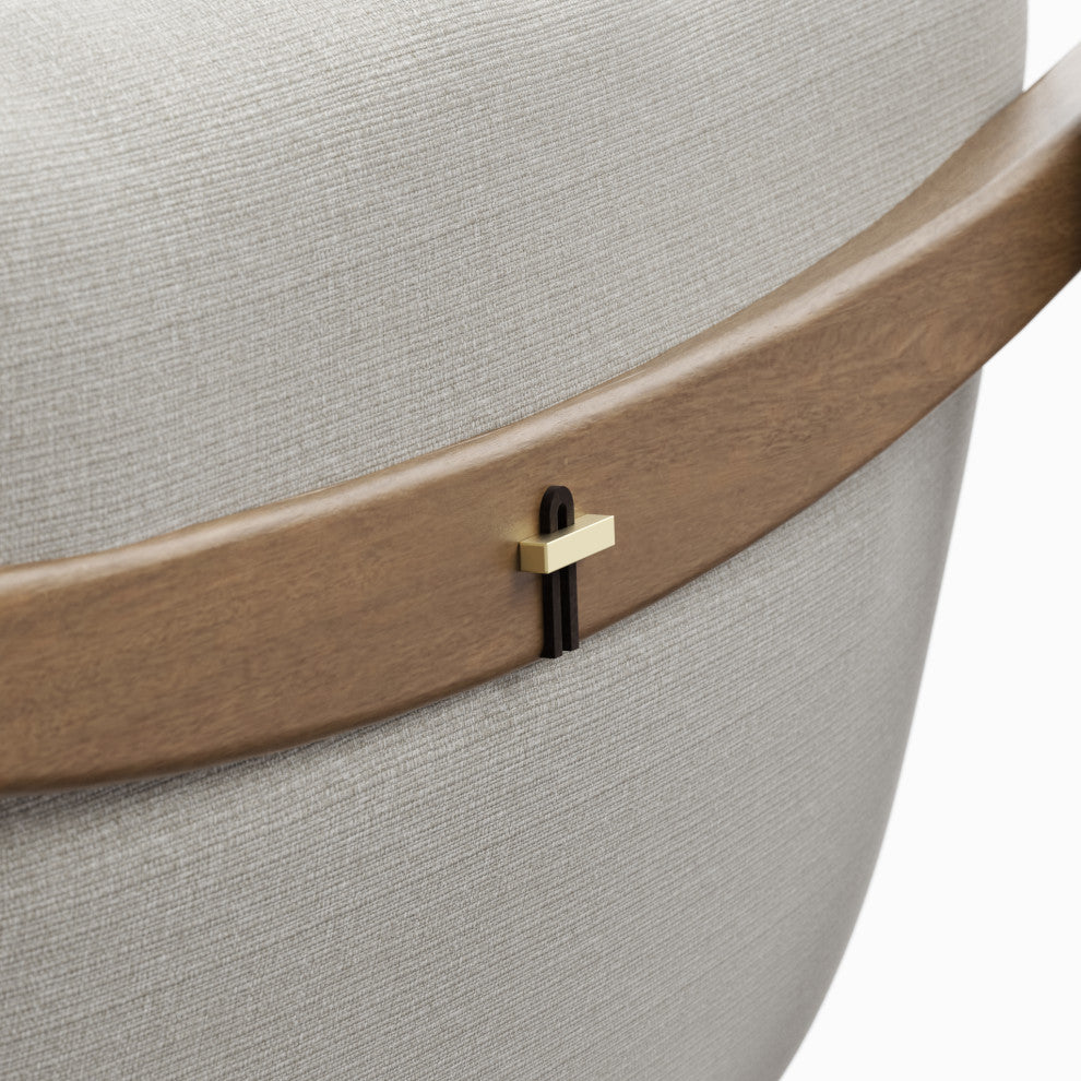 Hara, Accent Chair, Harvest Natural Upholstery, Nozes Frame