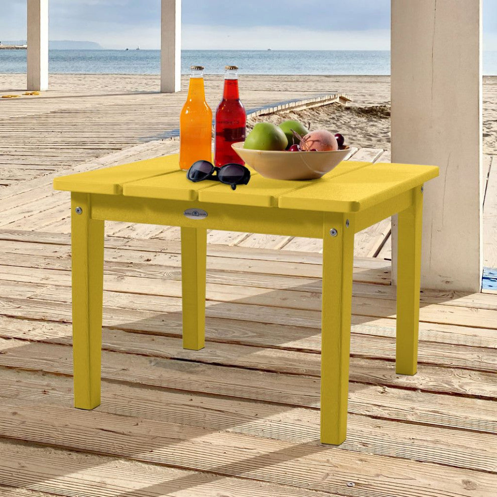 Adirondack Large Side Table, Sunbeam Yellow