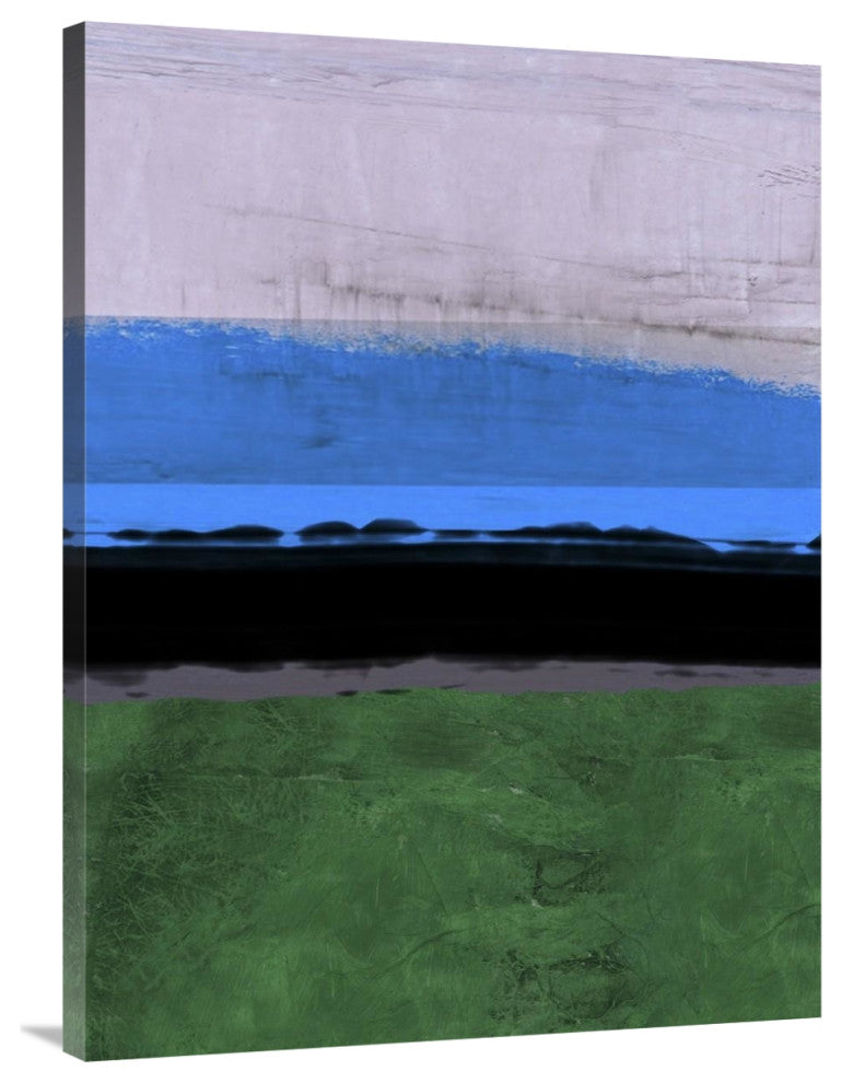 "Abstract Stripe Theme Blue" Fine Art Print