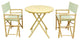 Director Round 3-Piece Table Set, Celadon