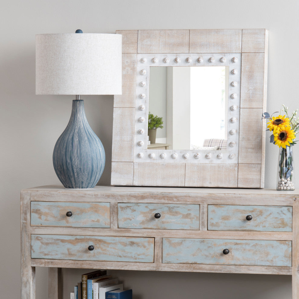 Dillon Nautical Navy Table Lamp, 32"