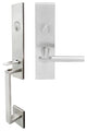 Sequoia Lever, Mortise Entry Handleset, RHR, Satin Stainless Steel