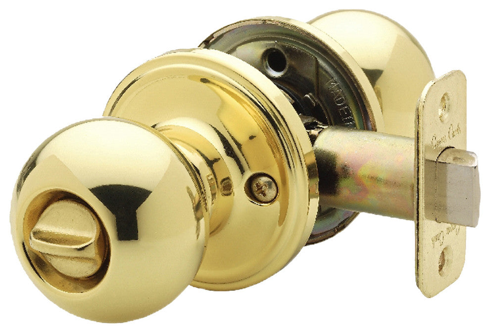 Privacy Knob, Polished Brass
