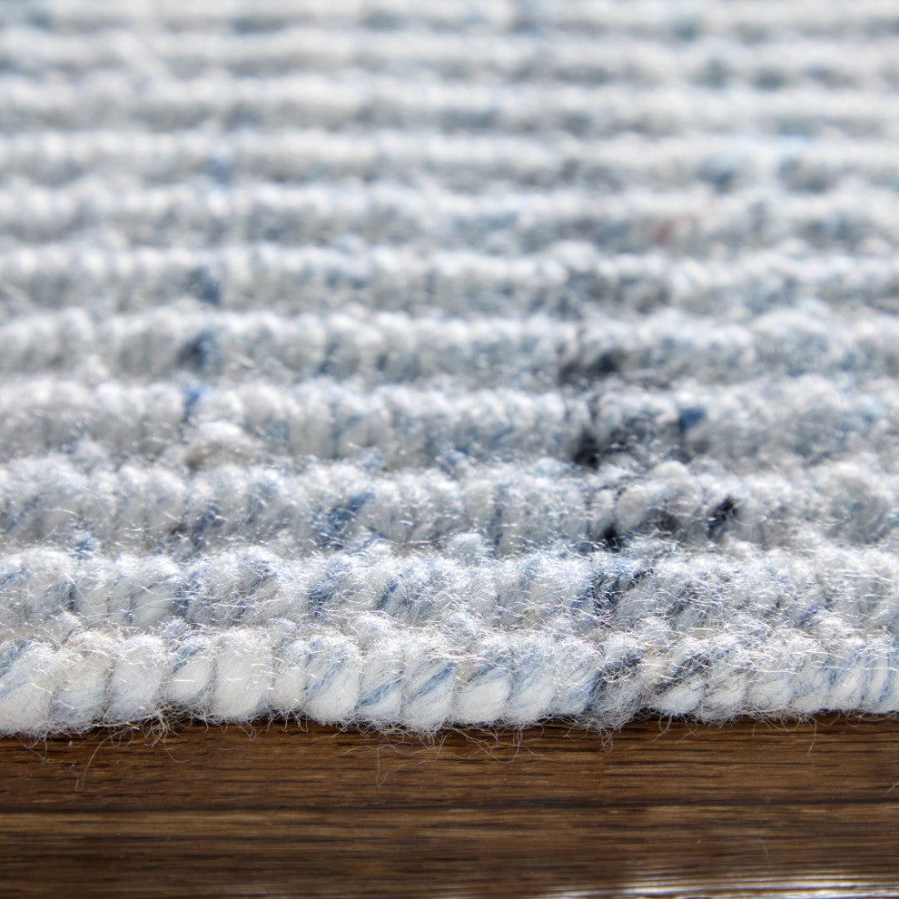 Limerick T8022 Modern/Casual Area Rug, Blue/White, 3'6"x5'6"