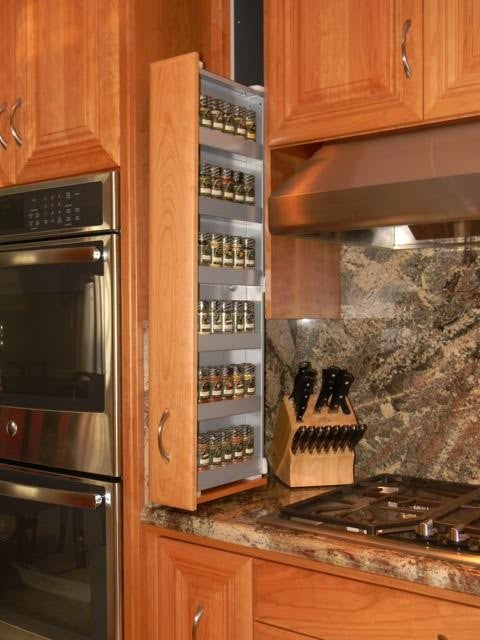 Dropout Spice Rack and Storage System, Right Facing