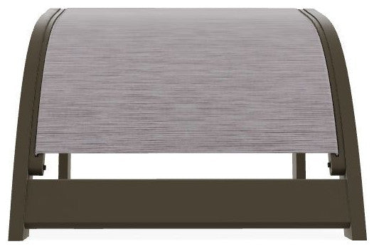 Adirondack Sling Outdoor Ottoman, Fossil/Beachwood
