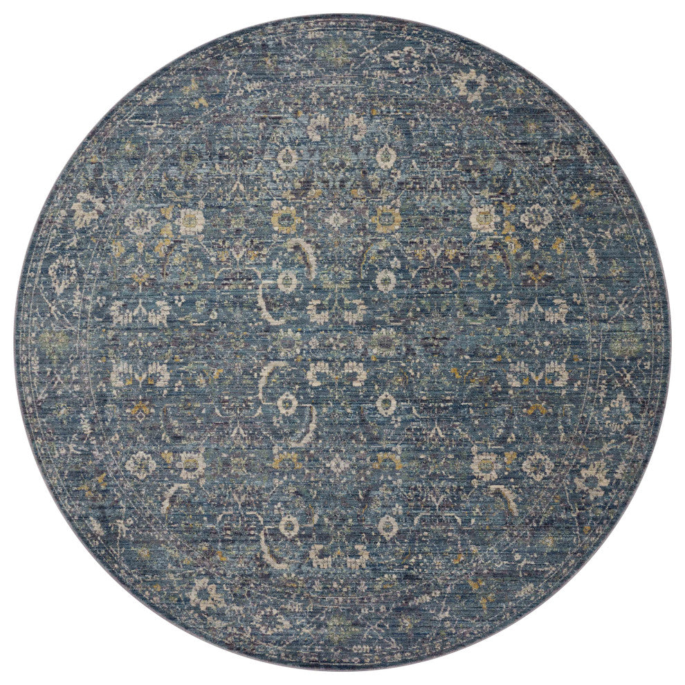 Jean Stoffer x Loloi Bradbury Ocean / Gold 11'-6" x 15'-6" Area Rug