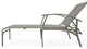 Belle Isle Sling 4-Position Outdoor Chaise Lounge, Burke/Storm
