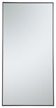 Elegant MR43672BK Metal Frame Rectangle Mirror 36", Black