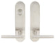 Copenhagen Lever, Tubular Dummy Entry, Dummy Cylinder, LH, Satin Stainless Steel