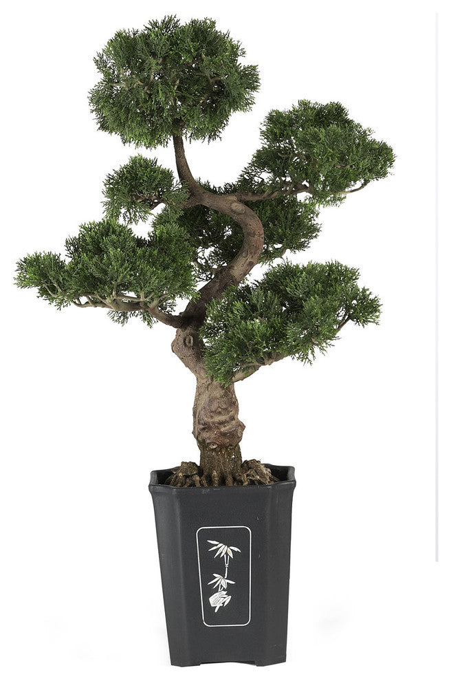Cedar Bonsai 36" Silk Plant