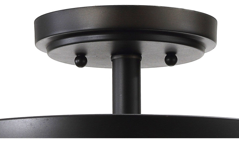 Sylvain Metal LED Semi-Flush Mount, Oil Rubbed, Oil Rubbed Bronze