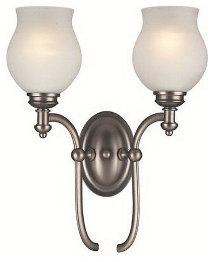 Z-Lite Hollywood Collection 2-Light Wall Sconce, Antique Pewter Finish