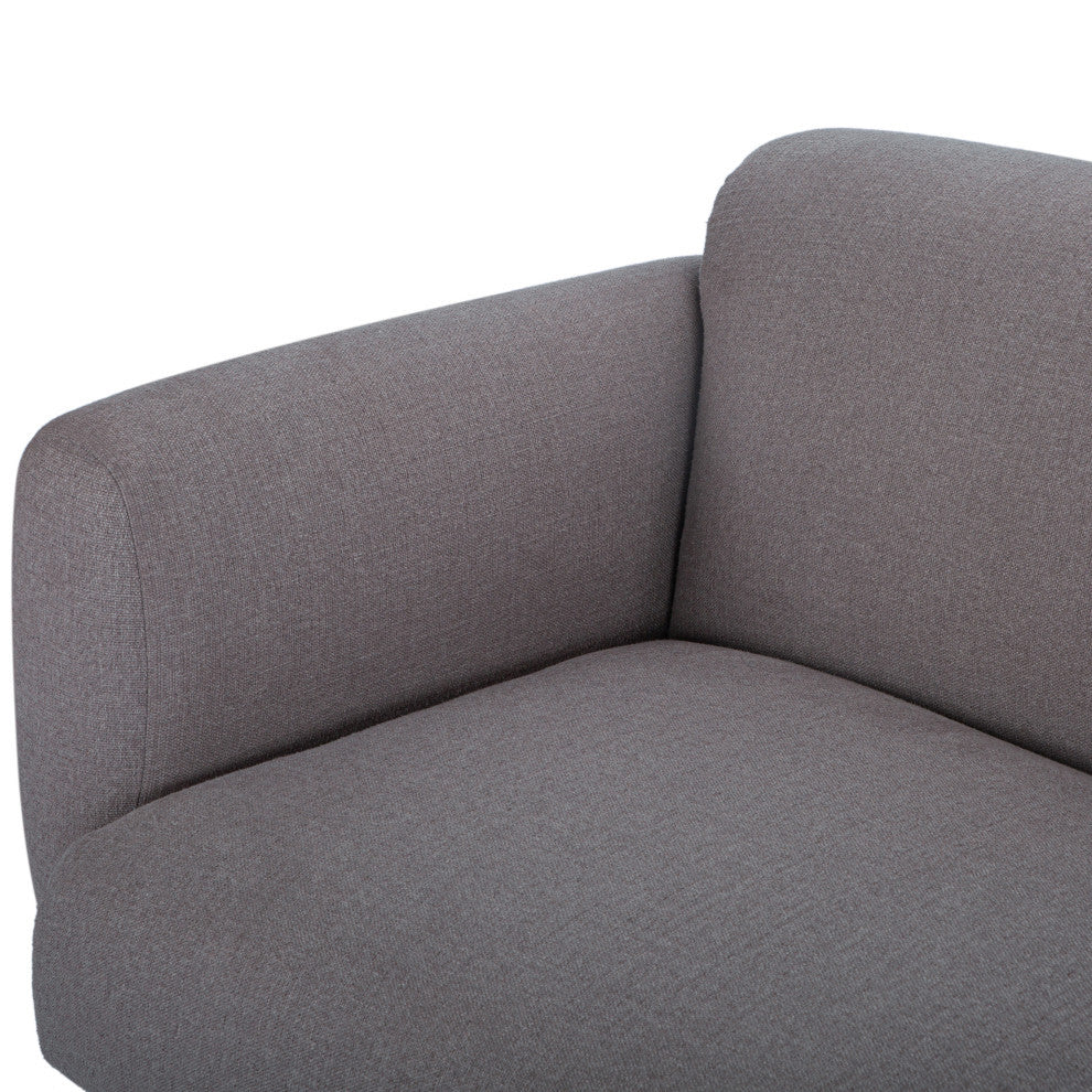Metro, Tulum 3 Seater Sofa, Dark Brown