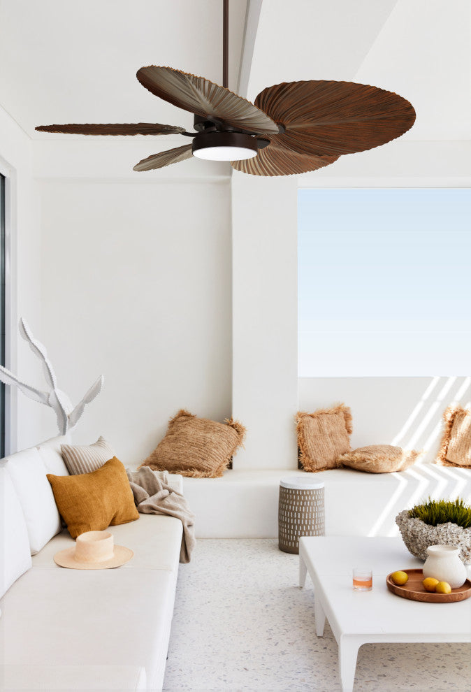 Lucci Air Bali 52" DC Ceiling Fan With Light, Oil Rubbed Bronze