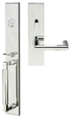 Stuttgart Lever, Mortise Entry Handleset, LHR, Polished Stainless Steel