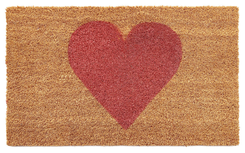 Calloway Mills Pink Heart Doormat, 24" X 36"