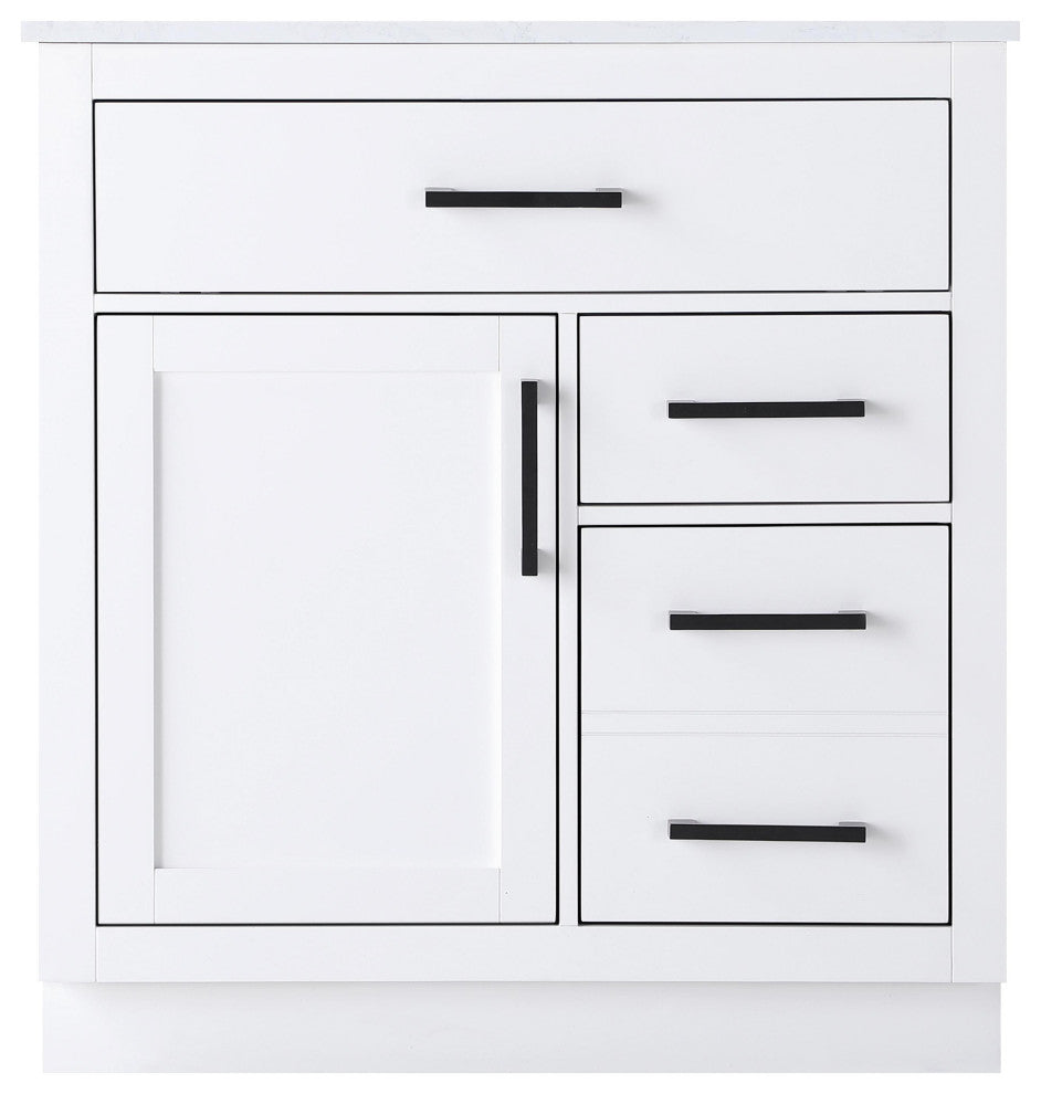 Home Living 32" Single Bathroom Vanity, White