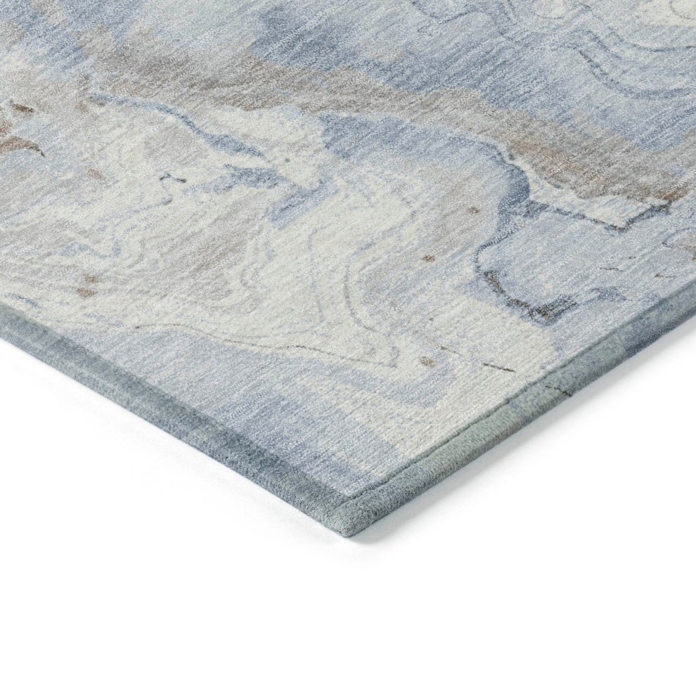 Machine Washable Indoor/Outdoor Chantille ACN1862 Taupe 3' x 5' Rug