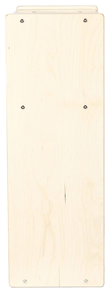 3 Section Coat Locker Storage Organizer with Hooks