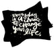 Deny Designs Kal Barteski CHANGE YOUR LIFE Pillowcase