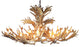 Reproduction Antler Elk, Fallow Chandelier Light, RL-27