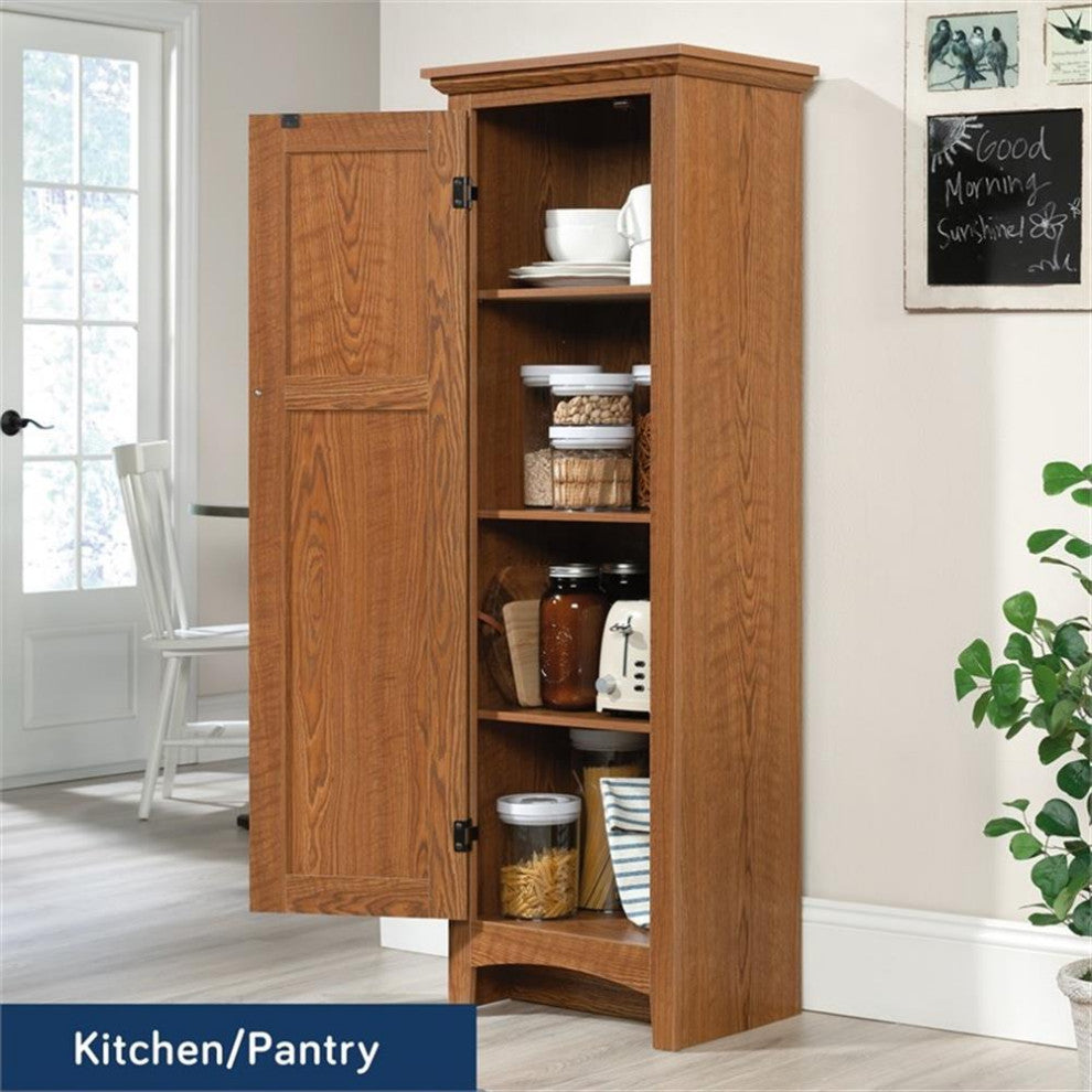 Sauder Select Summer Home Engineered Wood Pantry in Carolina Oak