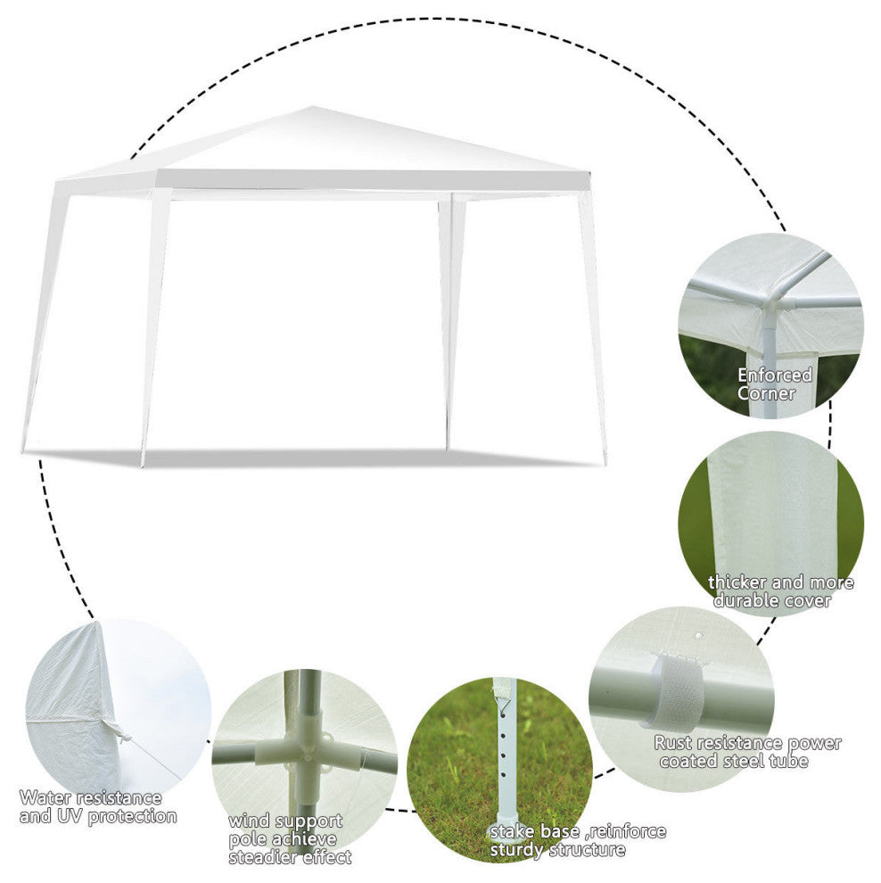 10'x10' Heavy Duty Pavilion Cater Events Outdoor Party Wedding Tent White