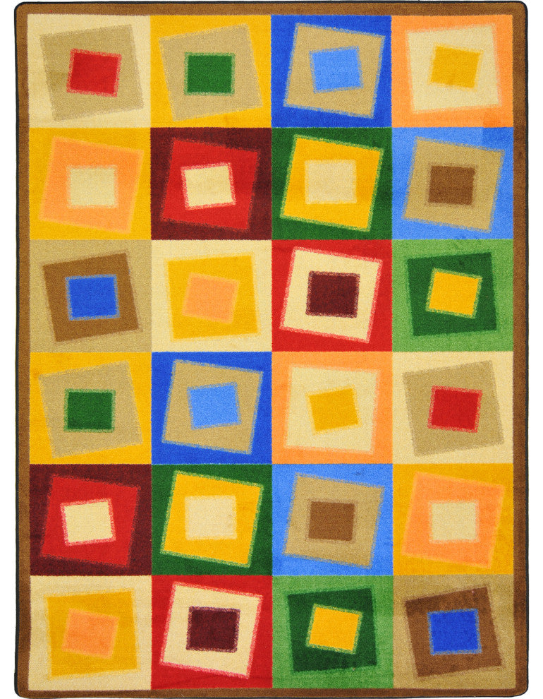 Off Balance 10'9" X 13'2" Area Rug, Color Neutrals