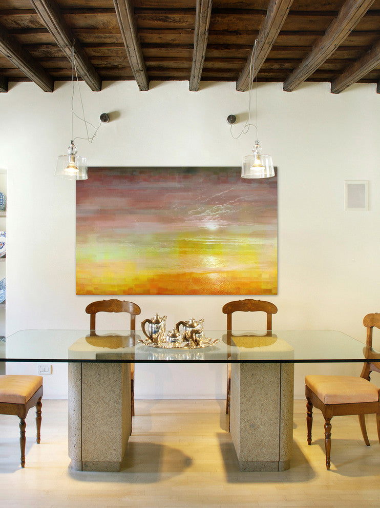 "Breaking Dawn" Print on Canvas, 24"x16"