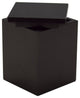 Myrtus Collection Black and Gold Marble Cannister, Black