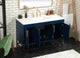 Home Living 22" Modern Blue-Light Bathroom Vanity