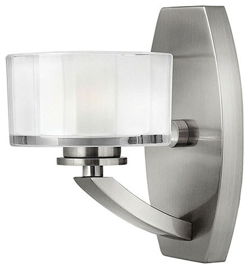 Hinkley Meridian Single Light Vanity, Brushed Nickel
