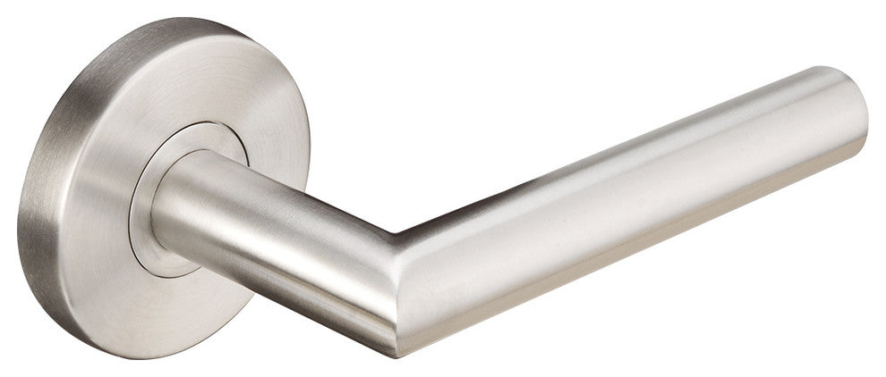 Frankfurt Lever Half Passage, Right Hand, Satin Stainless Steel, 2-3/4" Backset