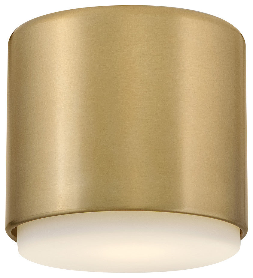 Hinkley Cedric Extra Small Flush Mount, Lacquered Brass