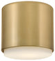 Hinkley Cedric Extra Small Flush Mount, Lacquered Brass