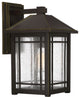 Cedar Point 1-Light Outdoor Lantern, Palladian Bronze