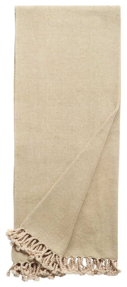 Duke Green Blanket Throw, Olive