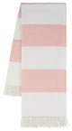 Rugby Stripe Throw, Blush