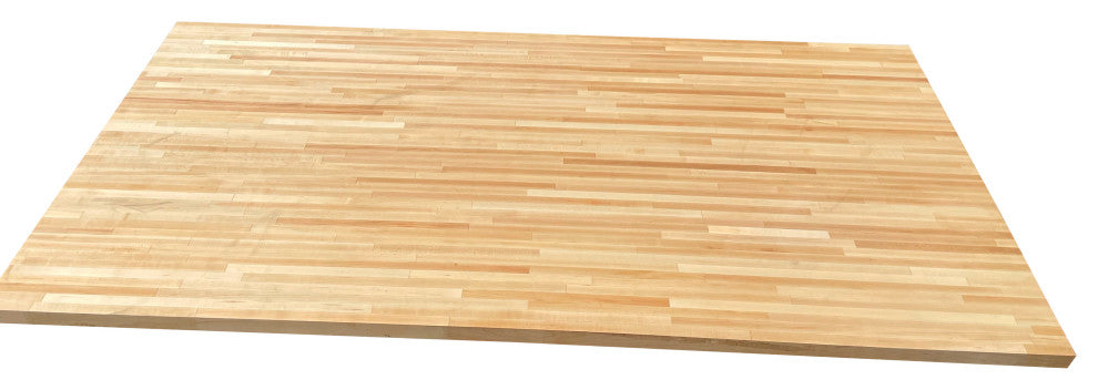 Custom Edge Grain Butcher Block Table Top, Island Top, Workbench, Desk Top, Maple, 36"x72"