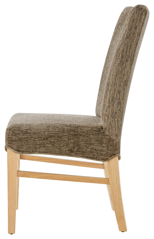 Milton Fabric Dining Side Chair, Pasadena Taupe