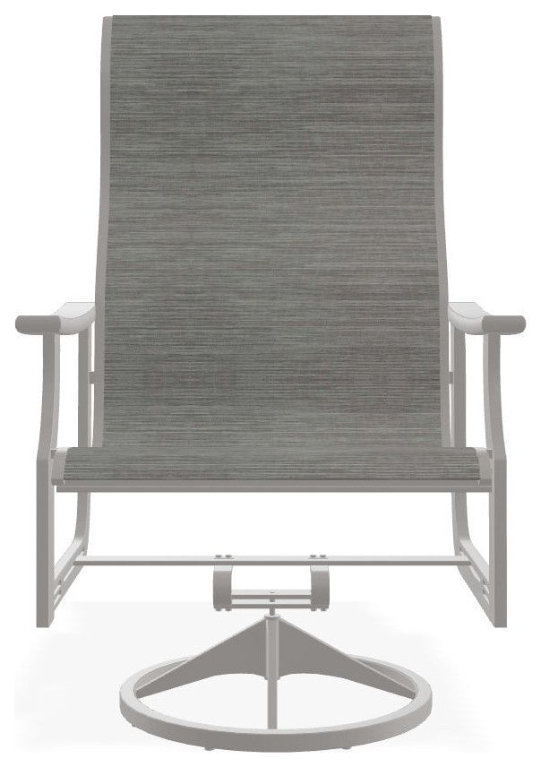 St. Catherine Sling Outdoor Supreme Swivel Rocker, Sicily/Warm Gray