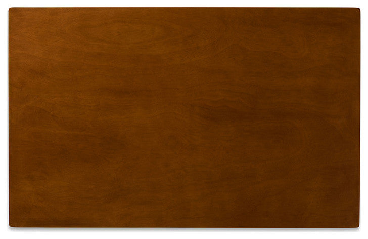 Eurah Mid-Century Modern Upholstered 5-Piece Dining Set, Sand/Walnut Brown